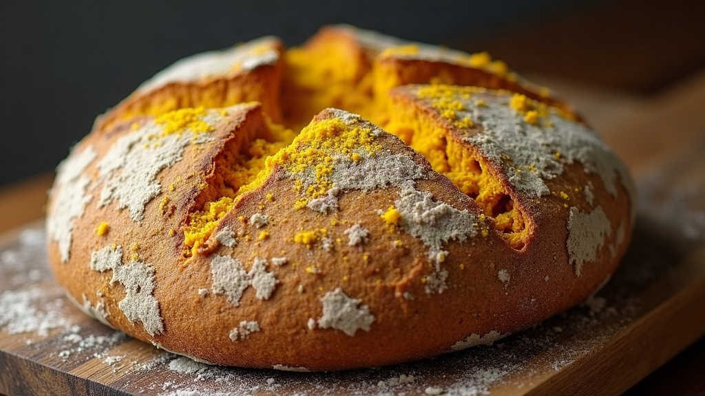 Creating Two-Tone Sourdough Crusts Using Charcoal and Turmeric