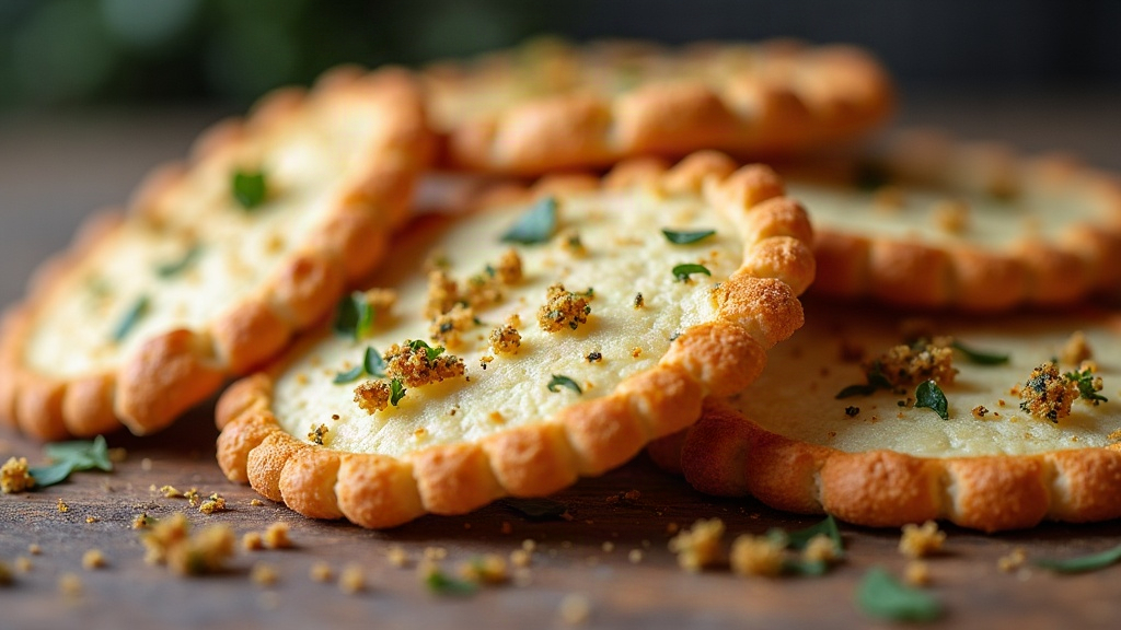 Crispy Vegan Sourdough Discard Crackers with Za'atar